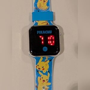 Pokemon Blue Pikachu Kids Watch